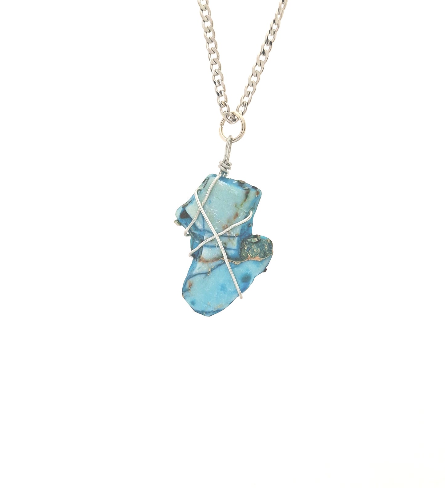 Dyed Imperial Jasper Necklace N-51 - Mae's Studio Jewelry
