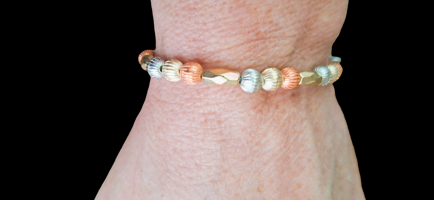 Lantern and CCB Bracelet B-17 stretchy
