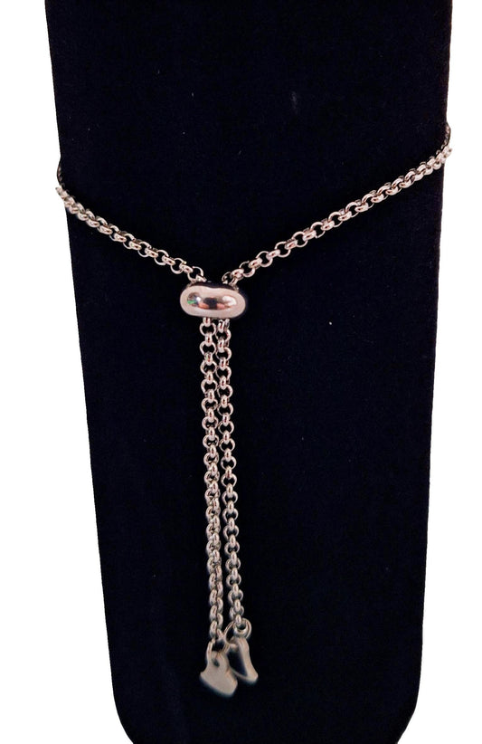 Adjustable Heart Bracelet Anklet B-28 Chain for Versatile Styling