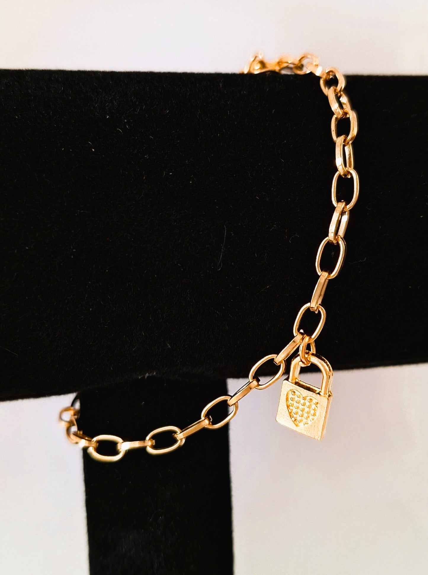 Lock and Key Bracelet B-56 chain