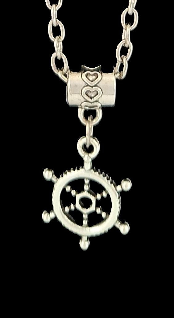 Ships Wheel Necklace N-26 For men or women