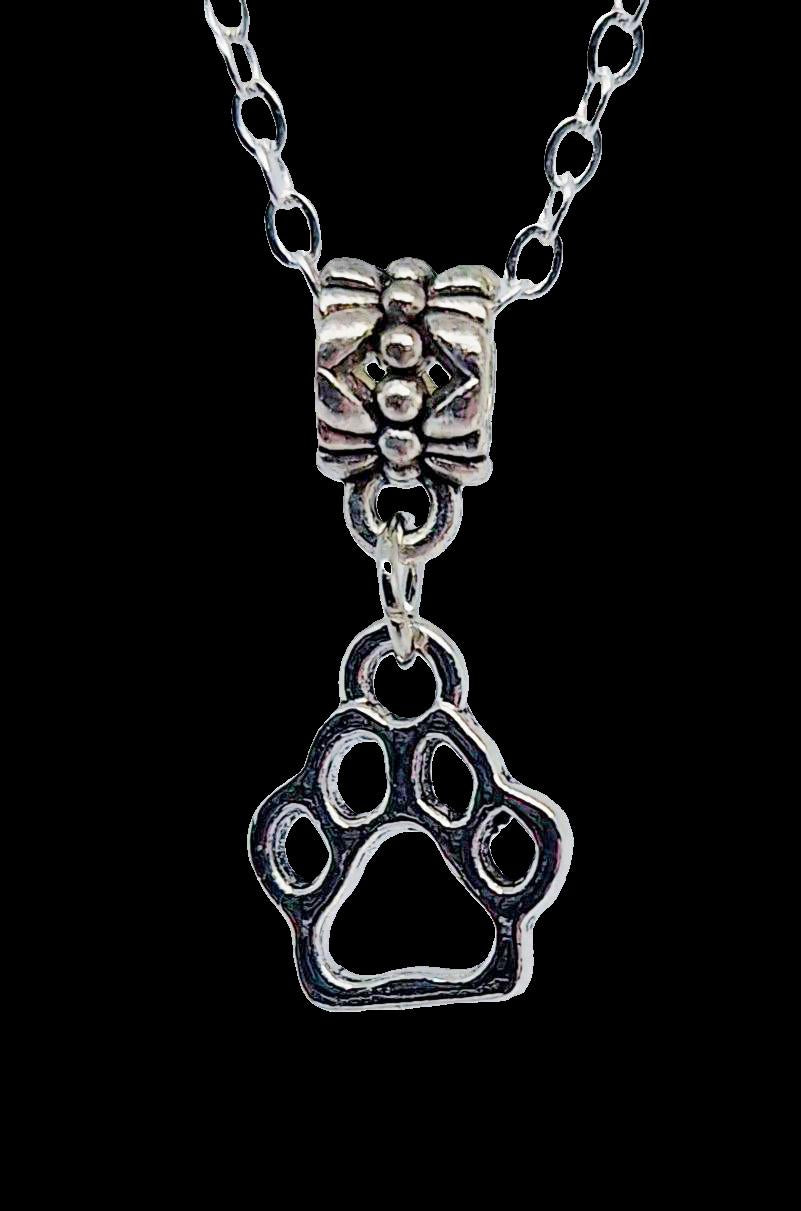 Dog Paw Necklace N-5 For both men or women 20"
