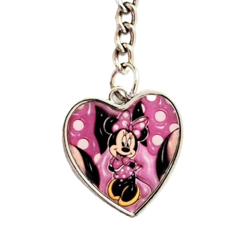 "Minnie Mouse Disney keychain - classic character accessory"
