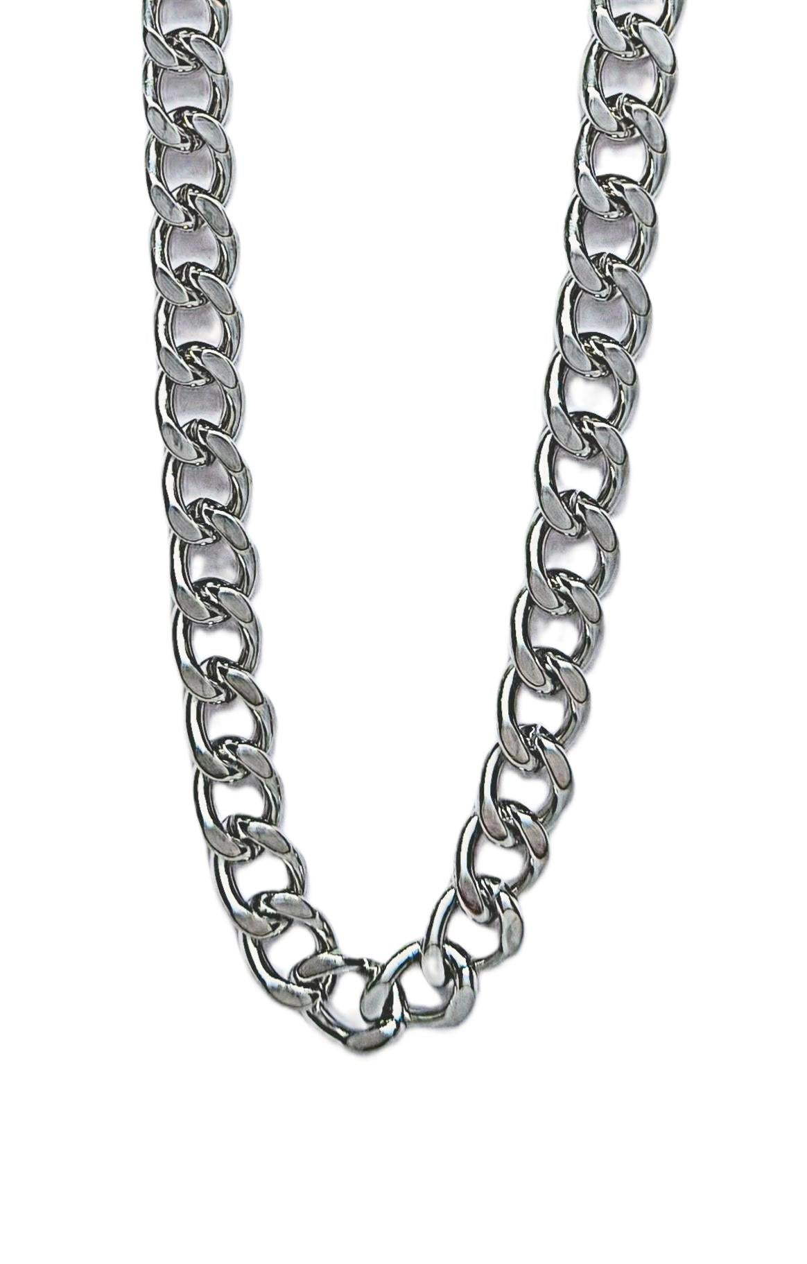 Cuban Titanium Necklace 7MM 20" N-18 Both men and women
