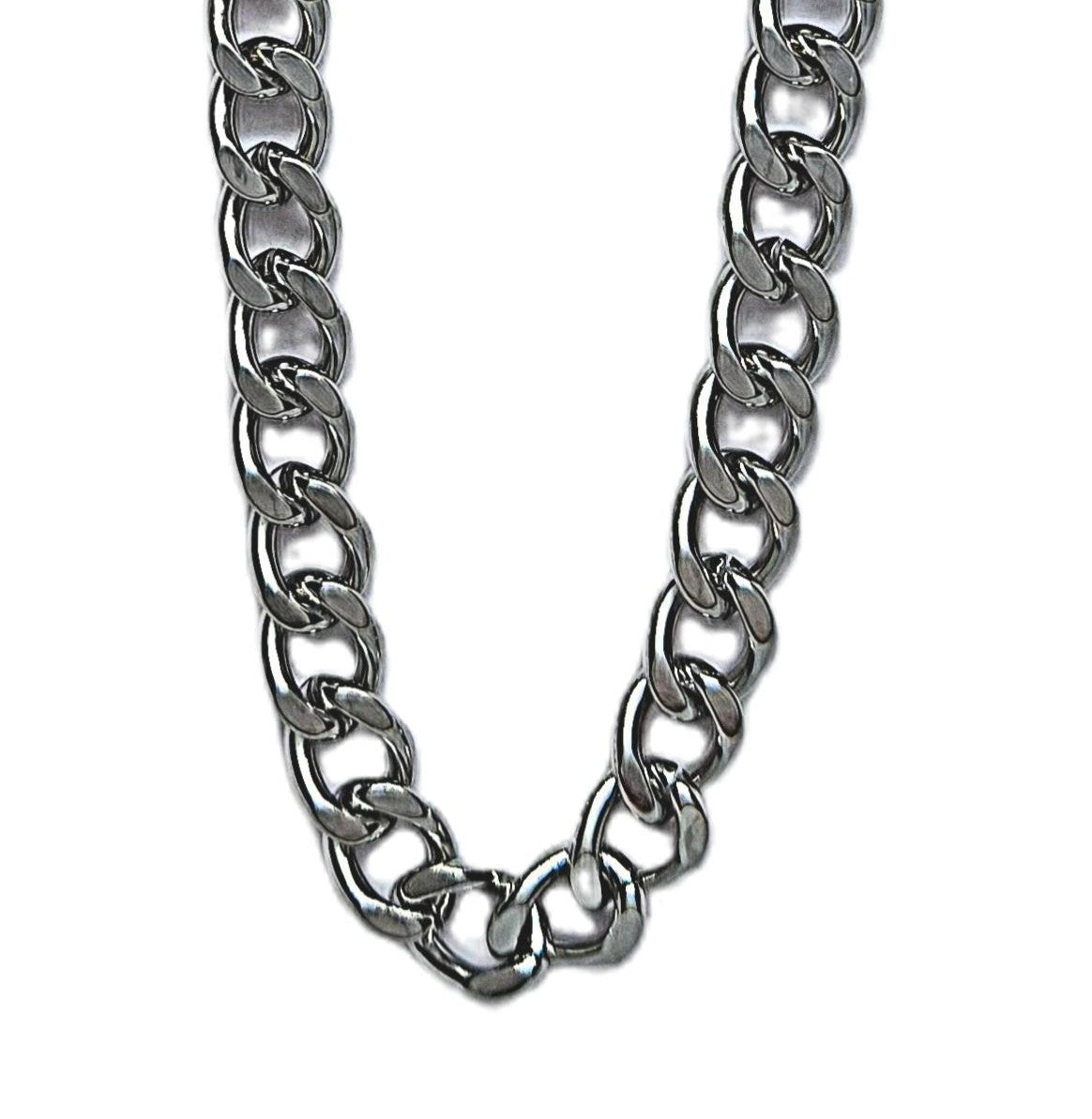 Cuban Titanium Necklace 7MM 20" N-18 Both men and women - Mae's Studio Jewelry