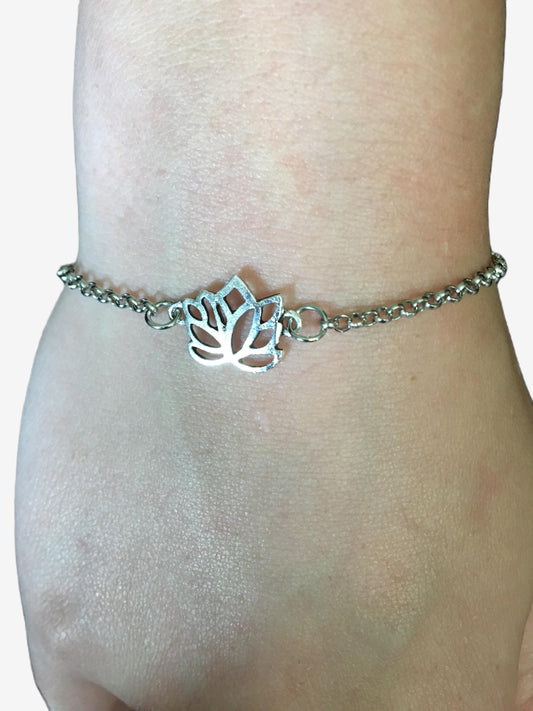 Lotus Leaf Bracelet B-73 chain