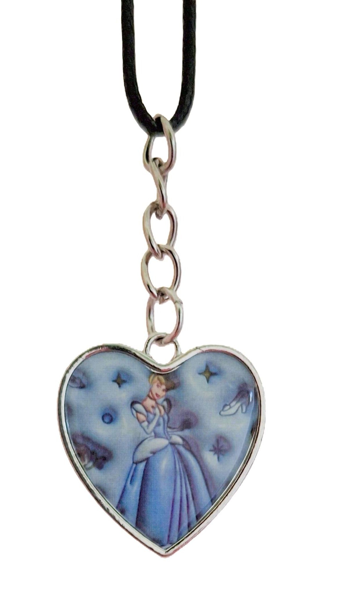 Cinderella Disney princess necklace- Cinderella → "fairy tale" or "classic Disney princess"