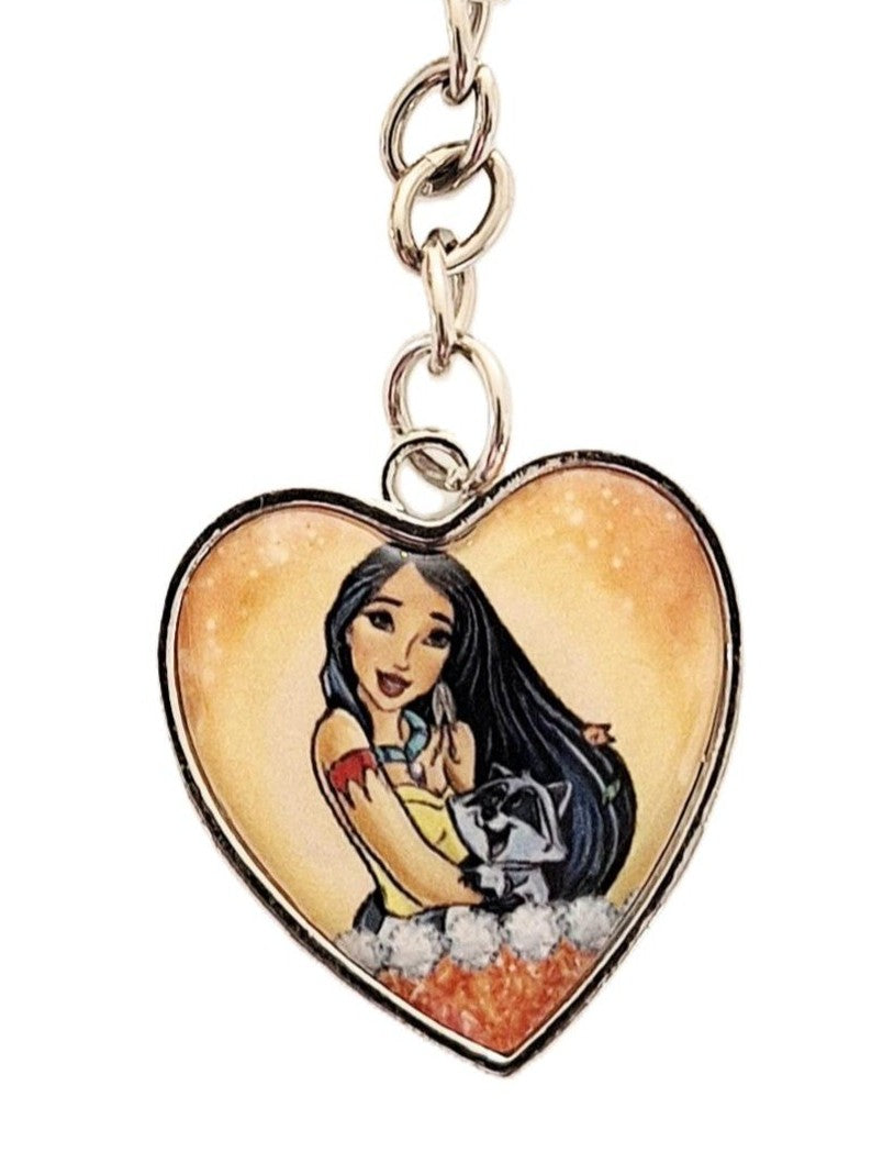 Disney Character Necklaces hangs on 11.5" PU Leather - Mae's Studio Jewelry